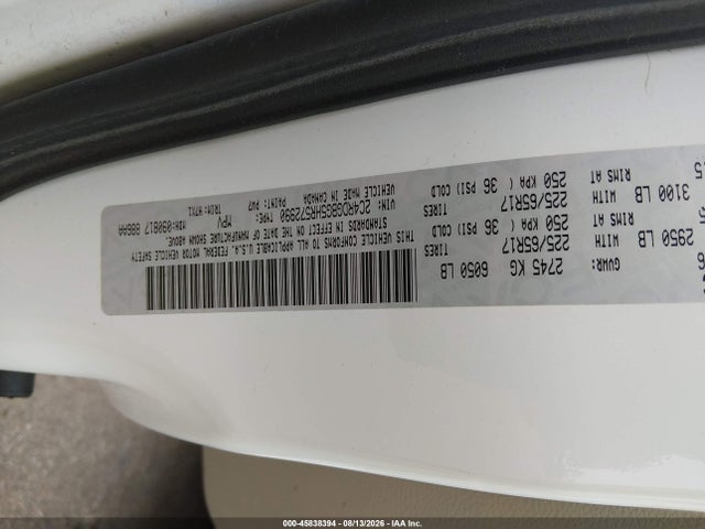 Продаж на аукціоні авто 2017 Dodge Grand Caravan Se, vin: 2C4RDGBG5HR572990, номер лоту: 45838394