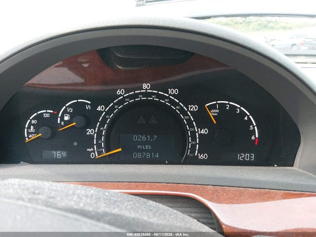 45838490 :رقم المزاد ، WDBNG70J16A473538 vin ، 2006 Mercedes-benz S 430 مزاد بيع