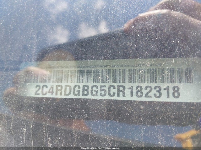 Продажа на аукционе авто 2012 Dodge Grand Caravan Se/avp, vin: 2C4RDGBG5CR182318, номер лота: 45838583
