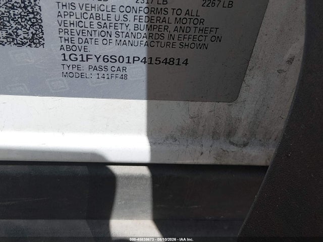 Продаж на аукціоні авто 2023 Chevrolet Bolt Euv Fwd Lt, vin: 1G1FY6S01P4154814, номер лоту: 45838673
