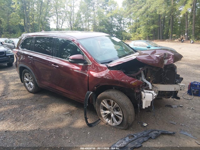 2015 Toyota Highlander Le Plus V6 მანქანა იყიდება აუქციონზე, vin: 5TDBKRFH7FS083923, აუქციონის ნომერი: 45838700