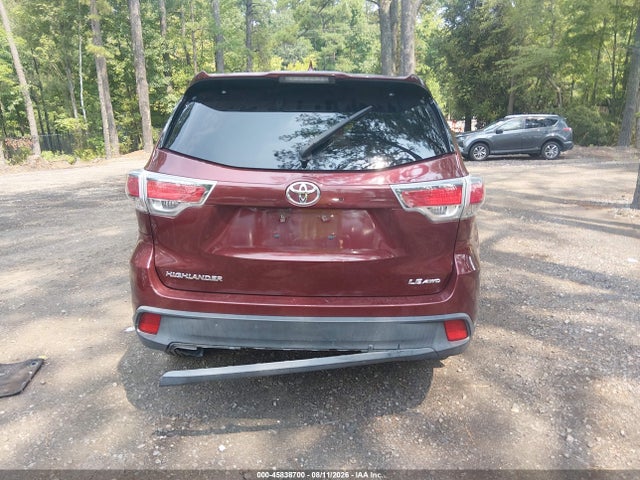 2015 Toyota Highlander Le Plus V6 მანქანა იყიდება აუქციონზე, vin: 5TDBKRFH7FS083923, აუქციონის ნომერი: 45838700