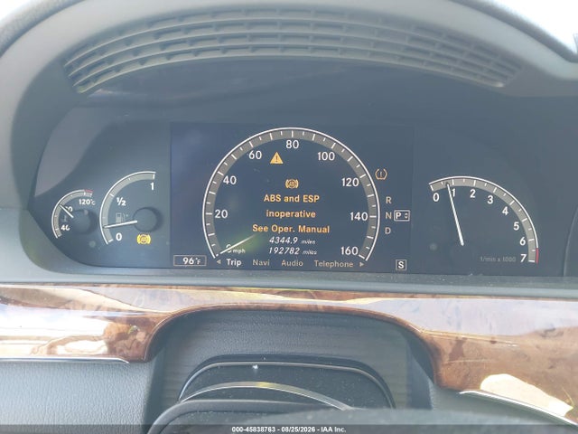 Продажа на аукционе авто 2007 Mercedes-benz S 550, vin: WDDNG71X27A083009, номер лота: 45838763