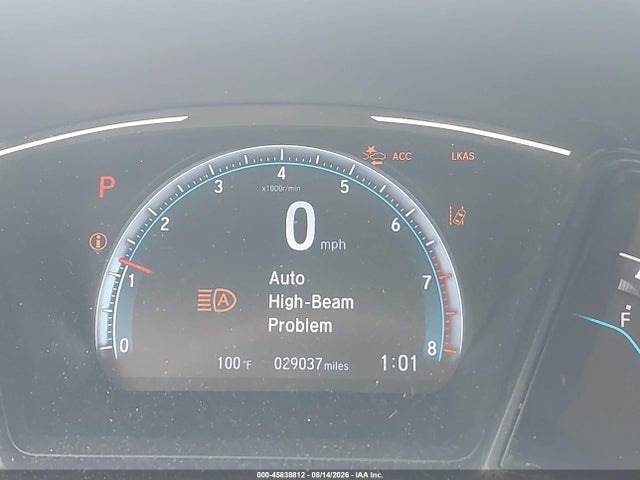 45838812 :رقم المزاد ، 2HGFC2F62KH575631 vin ، 2019 Honda Civic Lx مزاد بيع