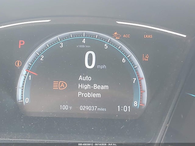 45838812 :رقم المزاد ، 2HGFC2F62KH575631 vin ، 2019 Honda Civic Lx مزاد بيع