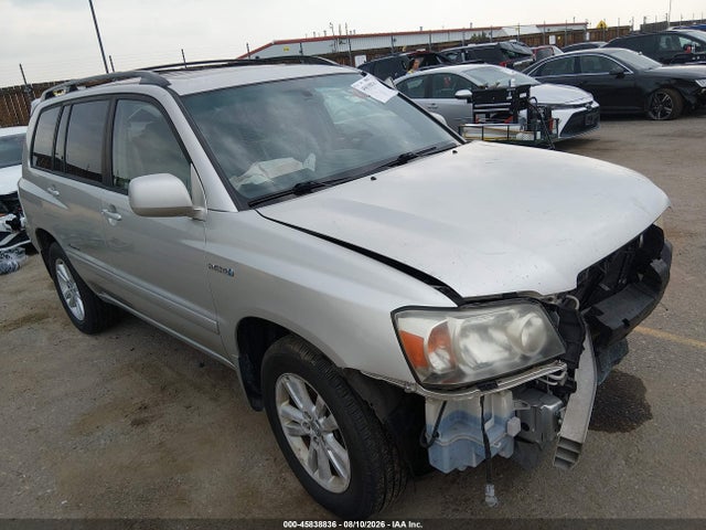 2007 Toyota Highlander Hybrid Limited V6 მანქანა იყიდება აუქციონზე, vin: JTEHW21A270042583, აუქციონის ნომერი: 45838836