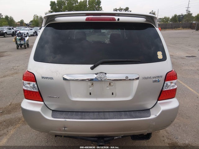 2007 Toyota Highlander Hybrid Limited V6 მანქანა იყიდება აუქციონზე, vin: JTEHW21A270042583, აუქციონის ნომერი: 45838836
