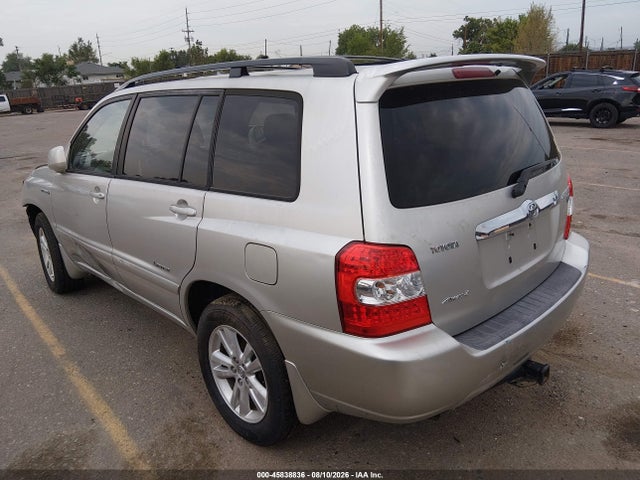 2007 Toyota Highlander Hybrid Limited V6 მანქანა იყიდება აუქციონზე, vin: JTEHW21A270042583, აუქციონის ნომერი: 45838836