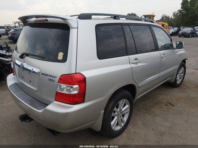 2007 Toyota Highlander Hybrid Limited V6 მანქანა იყიდება აუქციონზე, vin: JTEHW21A270042583, აუქციონის ნომერი: 45838836