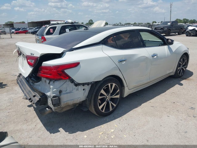 Продажа на аукционе авто 2017 Nissan Maxima 3.5 Sl, vin: 1N4AA6APXHC454286, номер лота: 45838932