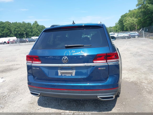 2021 Volkswagen Atlas 3.6l V6 Sel მანქანა იყიდება აუქციონზე, vin: 1V2BR2CA1MC597094, აუქციონის ნომერი: 45838967