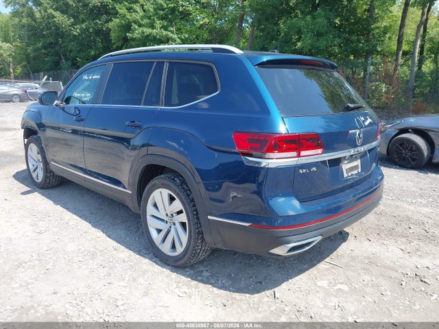 2021 Volkswagen Atlas 3.6l V6 Sel მანქანა იყიდება აუქციონზე, vin: 1V2BR2CA1MC597094, აუქციონის ნომერი: 45838967