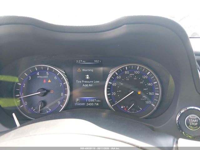 45839110 :رقم المزاد ، JN1BV7AP8FM330231 vin ، 2015 Infiniti Q50 مزاد بيع
