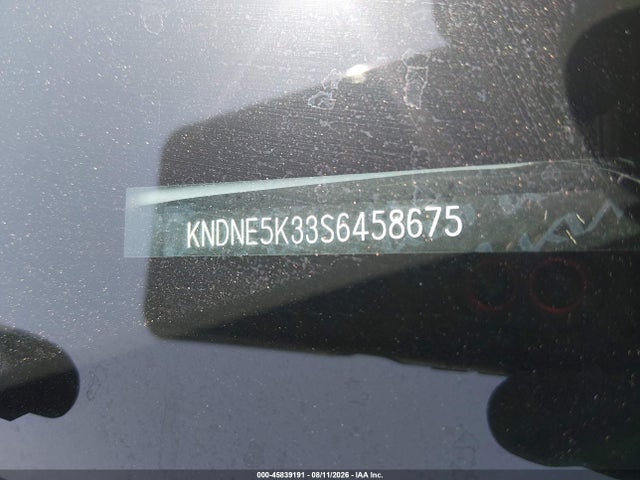 KNDNE5K33S6458675 KIA Carnival Mpv Sx