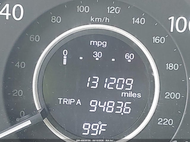 45839194 :رقم المزاد ، 5J6RM4H32DL067215 vin ، 2013 Honda Cr-v Lx مزاد بيع