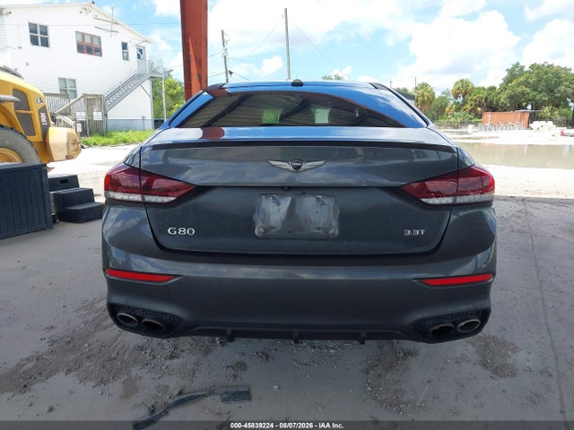 2018 Genesis G80 3.3t Sport მანქანა იყიდება აუქციონზე, vin: KMHGN4JB4JU225356, აუქციონის ნომერი: 45839224