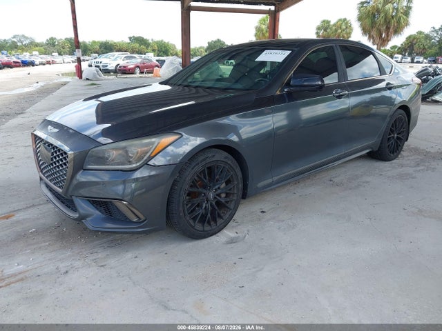 2018 Genesis G80 3.3t Sport მანქანა იყიდება აუქციონზე, vin: KMHGN4JB4JU225356, აუქციონის ნომერი: 45839224