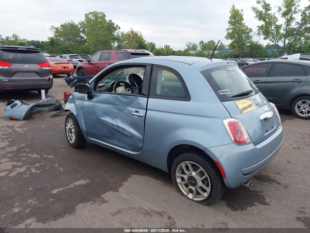 2015 Fiat 500 Pop მანქანა იყიდება აუქციონზე, vin: 3C3CFFAR0FT570351, აუქციონის ნომერი: 45839440