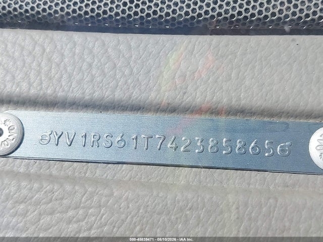 Aukcja sprzedaży 2004 Volvo S60 2.4, vin: YV1RS61T742385865, numer aukcji: 45839471