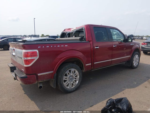 2013 Ford F-150 Platinum მანქანა იყიდება აუქციონზე, vin: 1FTFW1EF0DFD38755, აუქციონის ნომერი: 45839494