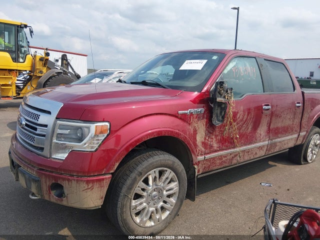 2013 Ford F-150 Platinum მანქანა იყიდება აუქციონზე, vin: 1FTFW1EF0DFD38755, აუქციონის ნომერი: 45839494