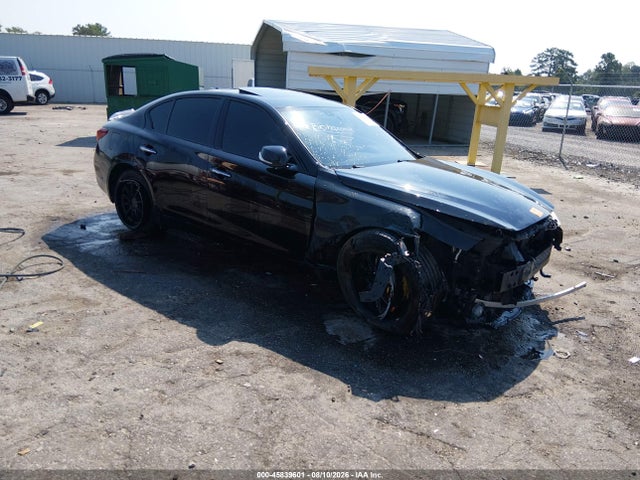 2018 Infiniti Q50 3.0t Luxe მანქანა იყიდება აუქციონზე, vin: JN1EV7AR8JM437612, აუქციონის ნომერი: 45839601