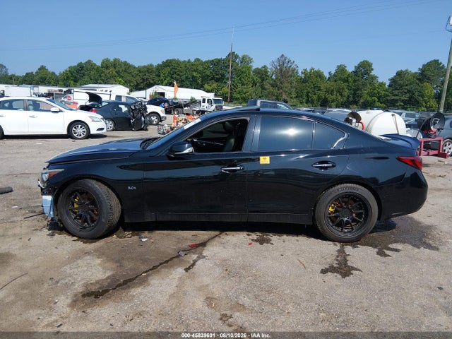 2018 Infiniti Q50 3.0t Luxe მანქანა იყიდება აუქციონზე, vin: JN1EV7AR8JM437612, აუქციონის ნომერი: 45839601
