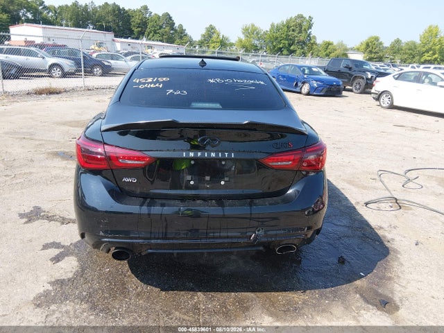 2018 Infiniti Q50 3.0t Luxe მანქანა იყიდება აუქციონზე, vin: JN1EV7AR8JM437612, აუქციონის ნომერი: 45839601