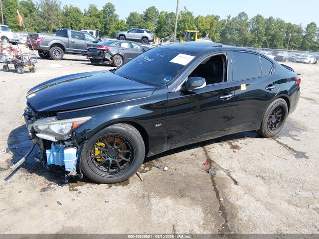 2018 Infiniti Q50 3.0t Luxe მანქანა იყიდება აუქციონზე, vin: JN1EV7AR8JM437612, აუქციონის ნომერი: 45839601