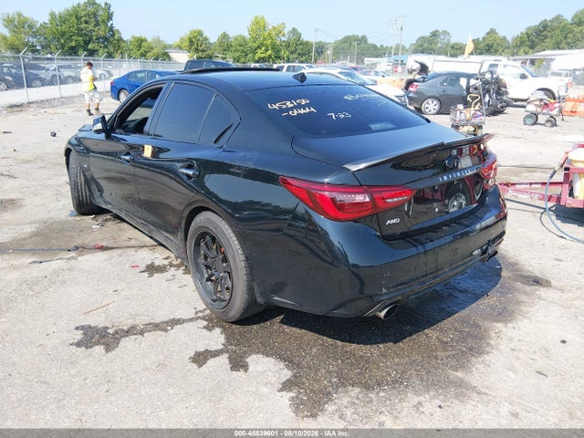 2018 Infiniti Q50 3.0t Luxe მანქანა იყიდება აუქციონზე, vin: JN1EV7AR8JM437612, აუქციონის ნომერი: 45839601