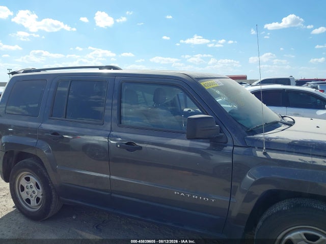 Продажа на аукционе авто 2016 Jeep Patriot Sport, vin: 1C4NJPBA5GD815685, номер лота: 45839605
