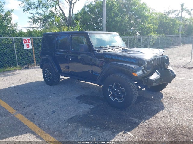 Продажа на аукционе авто 2022 Jeep Wrangler 4xe Unlimited Rubicon 4x4, vin: 1C4JJXR68NW227877, номер лота: 45839667