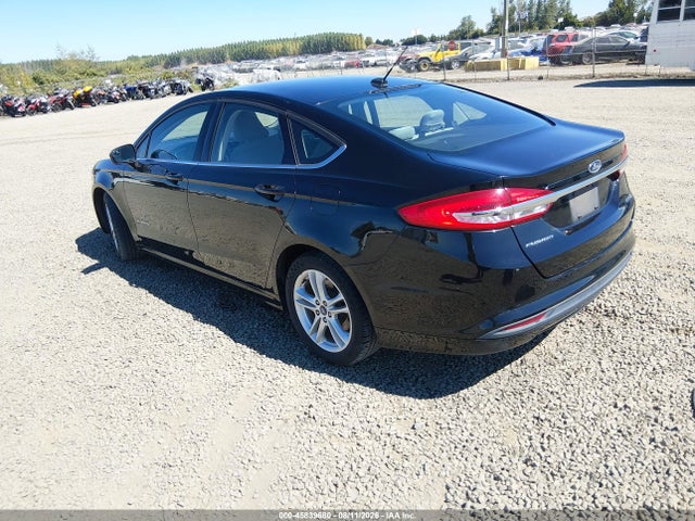 3FA6P0UU6JR254645 Ford Fusion Hybrid S