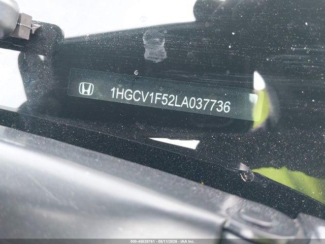 Продажа на аукционе авто 2020 Honda Accord Ex-l, vin: 1HGCV1F52LA037736, номер лота: 45839761