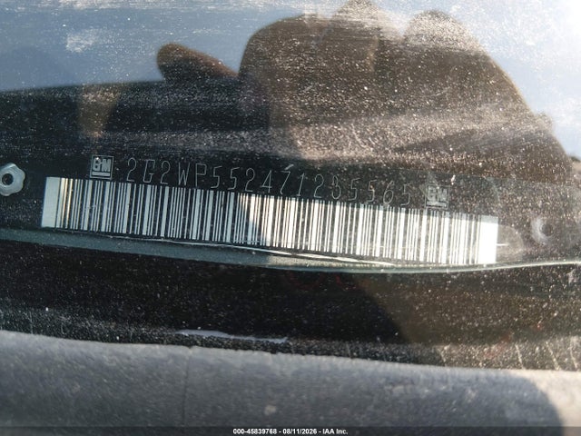 Продаж на аукціоні авто 2007 Pontiac Grand Prix, vin: 2G2WP552471235565, номер лоту: 45839768