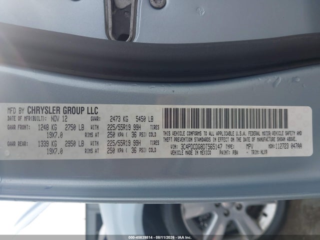 Aukcja sprzedaży 2013 Dodge Journey Crew, vin: 3C4PDCDG8DT565147, numer aukcji: 45839814