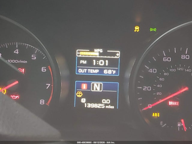 45839865 :رقم المزاد ، 4S4BSAACXJ3308001 vin ، 2018 Subaru Outback 2.5i مزاد بيع