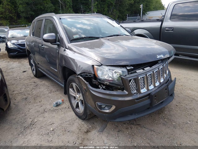 Aukcja sprzedaży 2016 Jeep Compass High Altitude Edition, vin: 1C4NJDEB4GD697051, numer aukcji: 45839985
