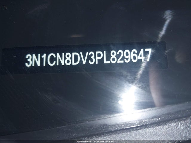 Aukcja sprzedaży 2023 Nissan Versa 1.6 S Xtronic Cvt, vin: 3N1CN8DV3PL829647, numer aukcji: 45840012