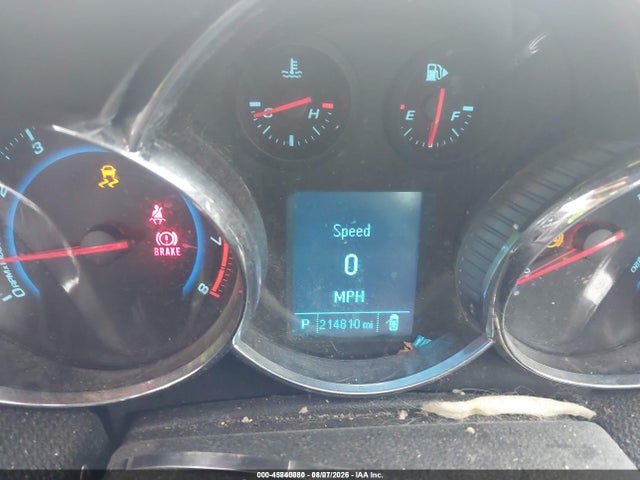 45840080 :رقم المزاد ، 1G1PH5SC4C7354359 vin ، 2012 Chevrolet Cruze Ltz مزاد بيع