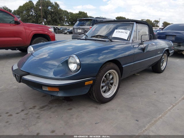 Aukcja sprzedaży 1987 Alfa Romeo Spider Veloce, vin: ZARBA5586H1048633, numer aukcji: 45840230