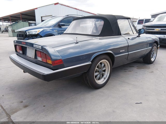 Aukcja sprzedaży 1987 Alfa Romeo Spider Veloce, vin: ZARBA5586H1048633, numer aukcji: 45840230