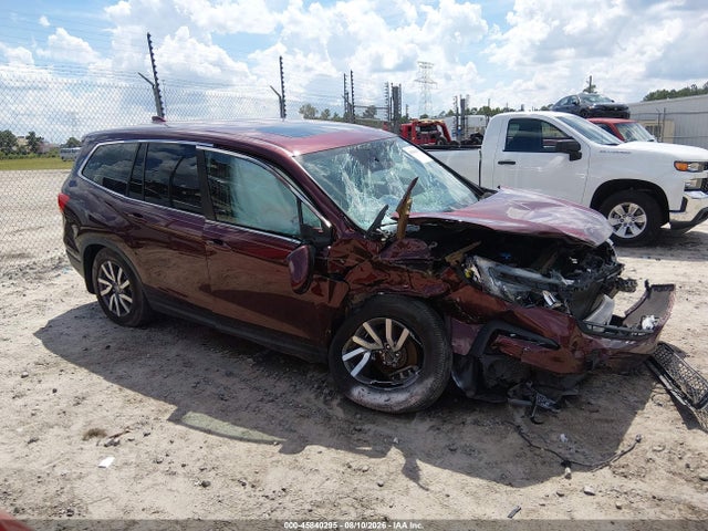 Продажа на аукционе авто 2019 Honda Pilot Ex-l, vin: 5FNYF5H55KB010333, номер лота: 45840295