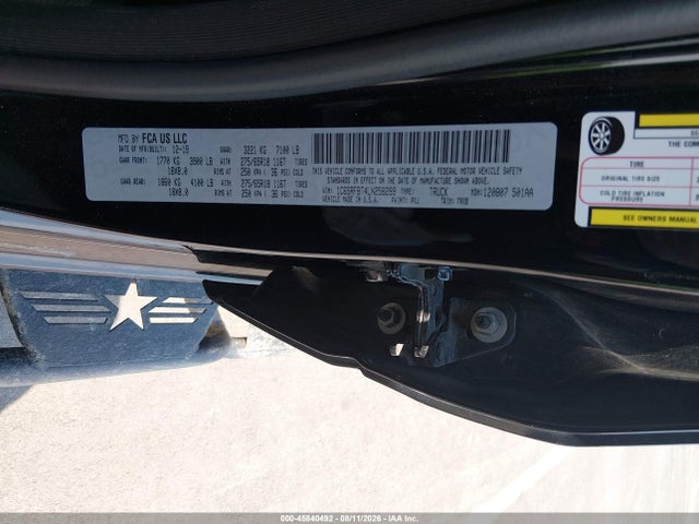 Aukcja sprzedaży 2020 Ram 1500 Big Horn  4x4 6'4 Box, vin: 1C6SRFBT4LN258299, numer aukcji: 45840492