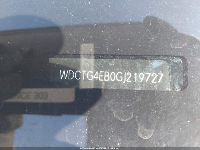 Aukcja sprzedaży 2016 Mercedes-benz Gla 250, vin: WDCTG4EB0GJ219727, numer aukcji: 45840535