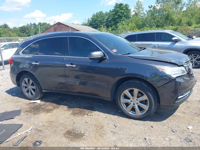 45840557 :رقم المزاد ، 5FRYD4H90GB045709 vin ، 2016 Acura Mdx Advance   Entertainment Packages/advance Package مزاد بيع