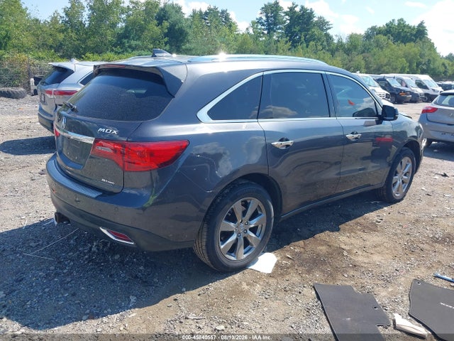 45840557 :رقم المزاد ، 5FRYD4H90GB045709 vin ، 2016 Acura Mdx Advance   Entertainment Packages/advance Package مزاد بيع