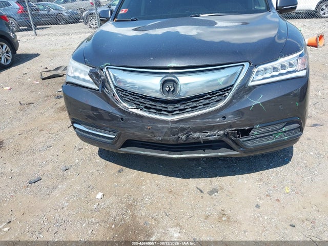 45840557 :رقم المزاد ، 5FRYD4H90GB045709 vin ، 2016 Acura Mdx Advance   Entertainment Packages/advance Package مزاد بيع