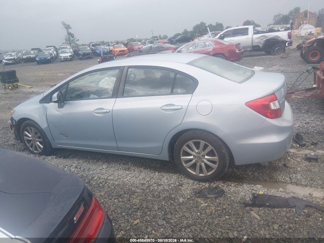 2012 Honda Civic Ex მანქანა იყიდება აუქციონზე, vin: 19XFB2F81CE019908, აუქციონის ნომერი: 45840570