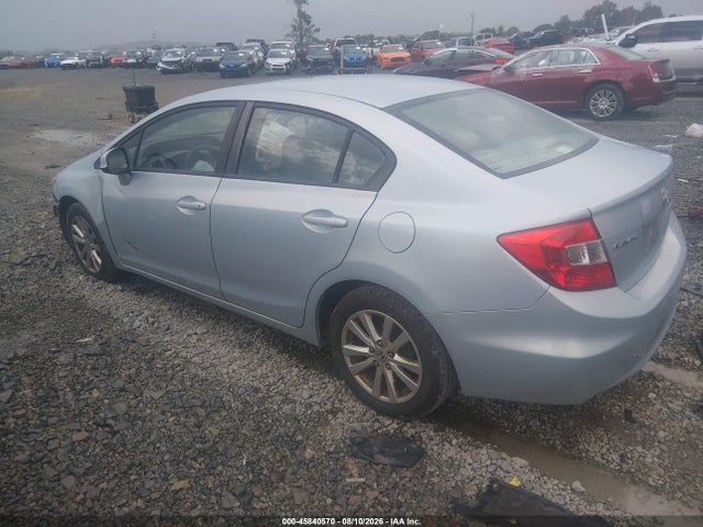 2012 Honda Civic Ex მანქანა იყიდება აუქციონზე, vin: 19XFB2F81CE019908, აუქციონის ნომერი: 45840570